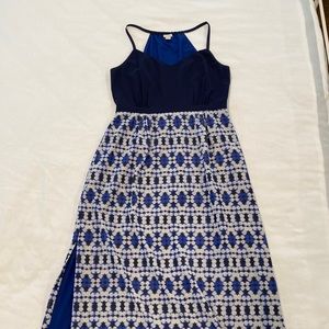 JCrew Maxi Dress, navy in size 12